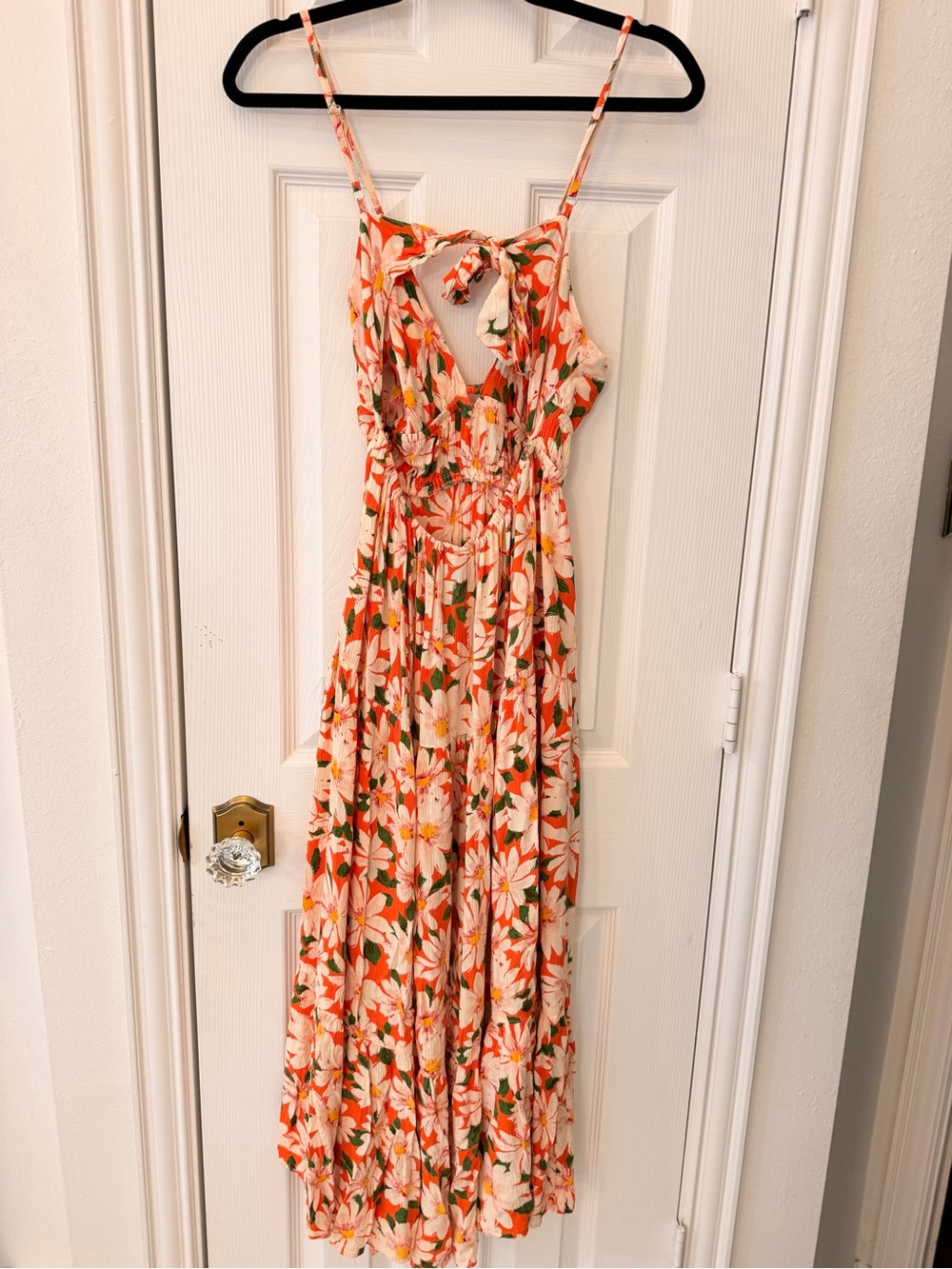 Angie Coral Floral  Maxi Dress - Picture 4 of 8